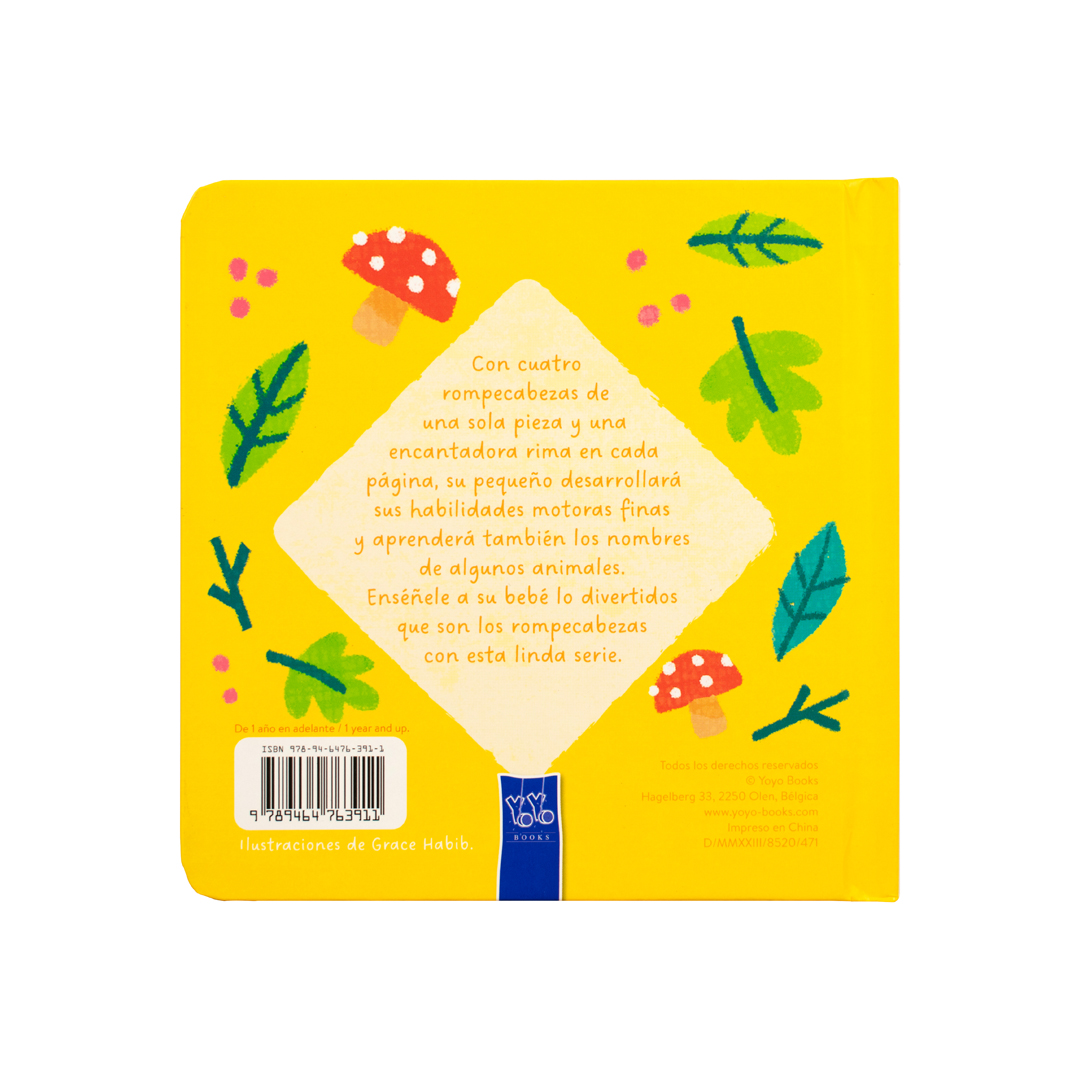 Libro infantil Mi pequeño libro de rompecabezas- Animales - 9789464763911-3