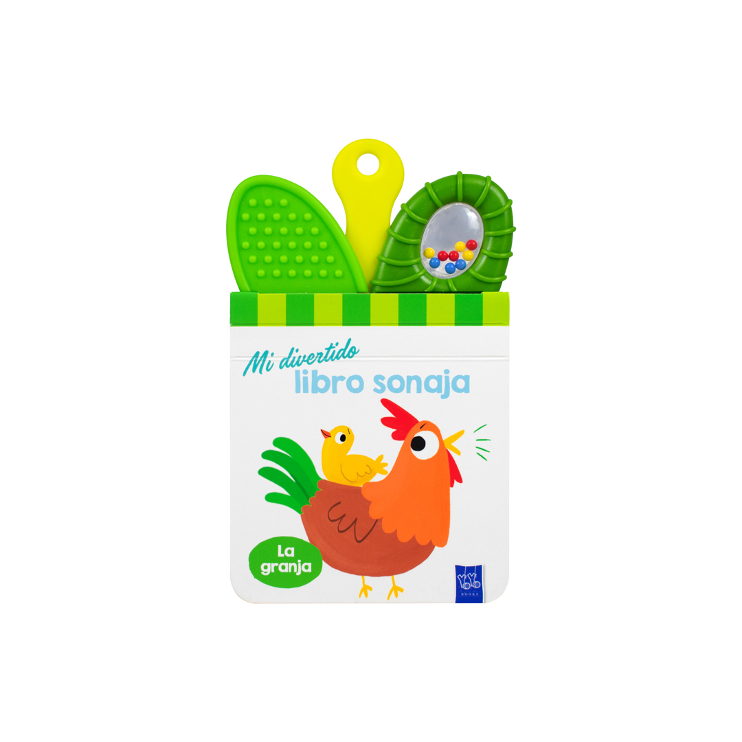 Libro infantil Mi divertido libro sonaja- La granjar - 9789464764444-2