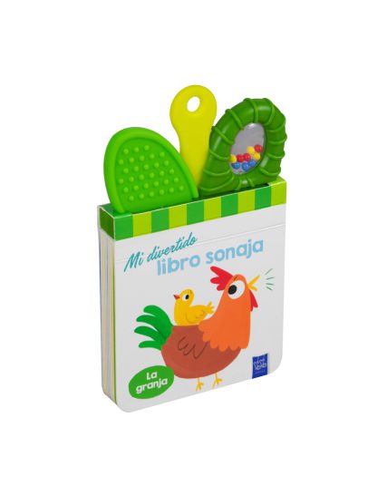 Libro infantil Mi divertido libro sonaja- La granjar - 9789464764444