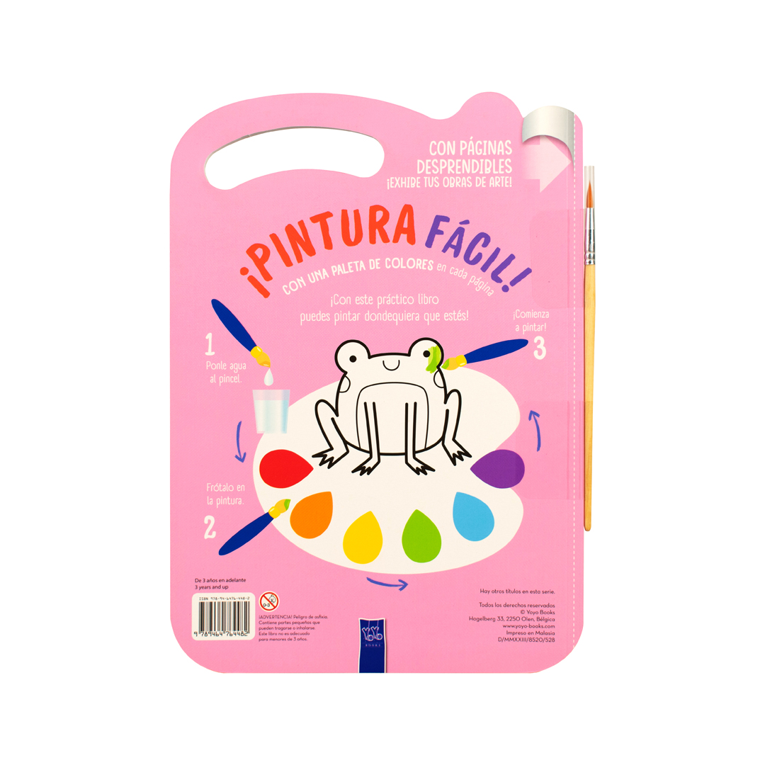 Libro infntil Pintura facil gallina - 9789464764482-3