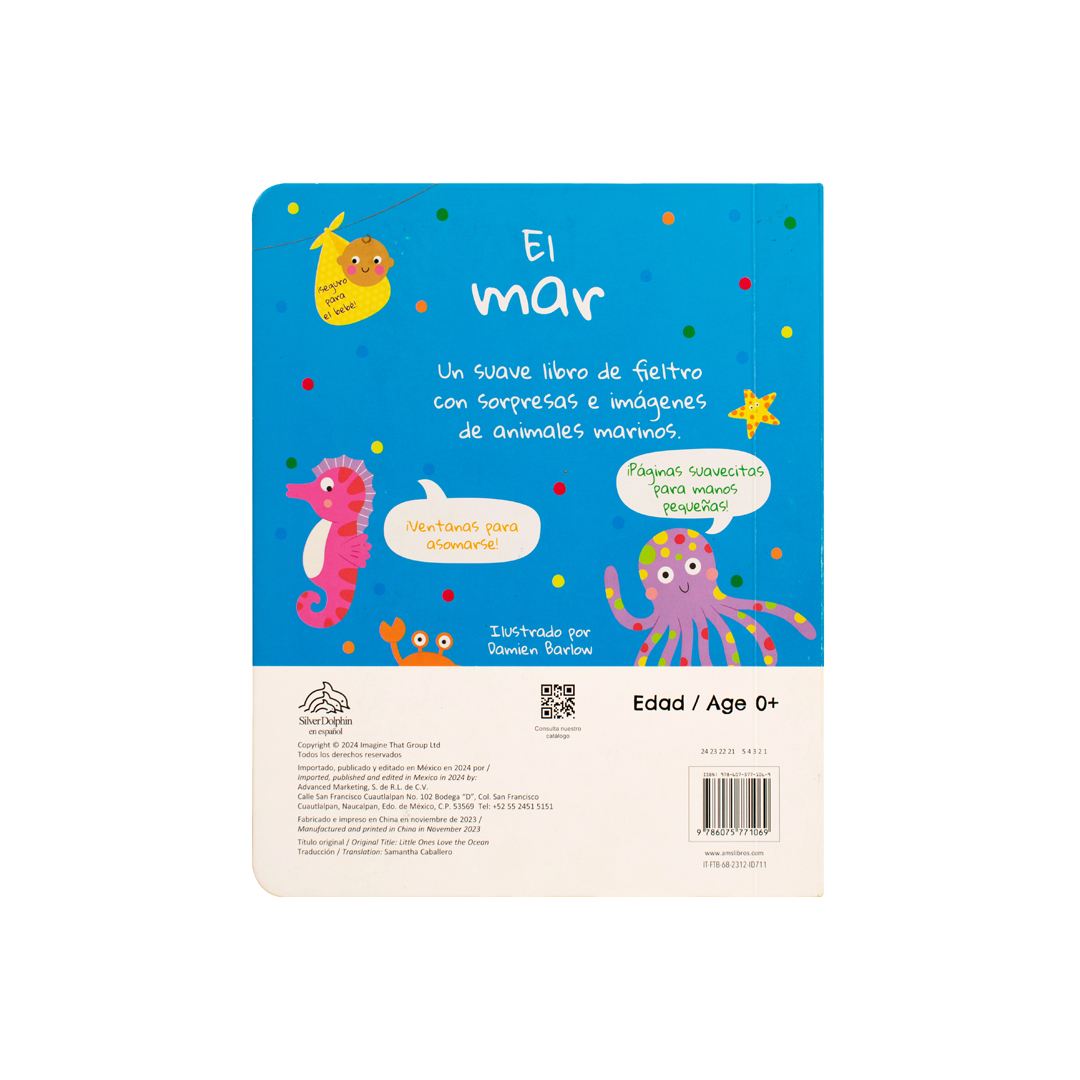 Libro para bebés A los bebés les encanta el mar - 9786075771069-3