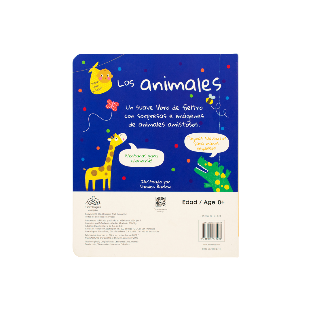 Libro para bebés A los bebés les encantan los animales - 9786075771038-3