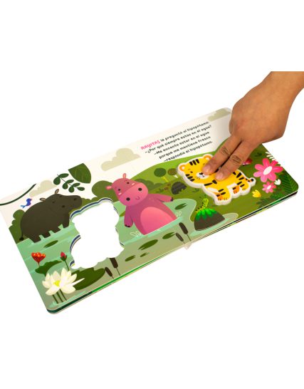 Libro para bebés Amiguitos suaves ruidosos y curiosos El tigre rayitas - 9786075771229-1