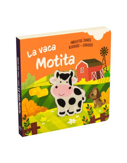 Libro para bebés Amiguitos suaves ruidosos y curiosos La vaca motita - 9786075771236