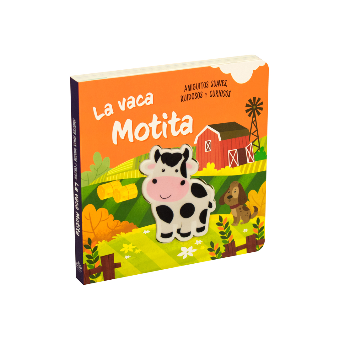Libro para bebés Amiguitos suaves ruidosos y curiosos La vaca motita - 9786075771236