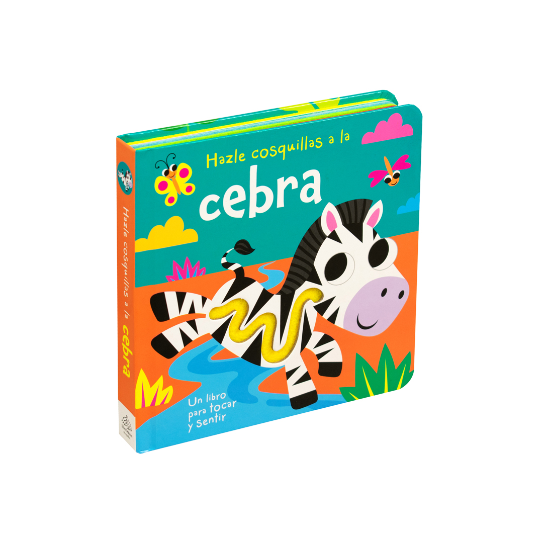Libro para bebés Hazle cosquillas a la cebra - 9786075770970