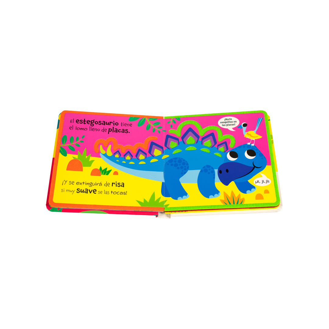 Libro para bebés Hazle cosquillas al dinosaurio - 9786075770963-1