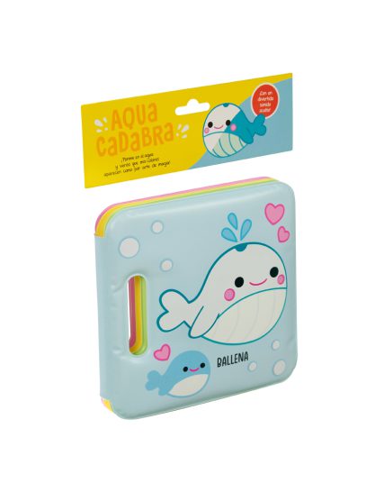 Libro de baño para bebés Libro Aquacadabra III Ballena - 9789464766288