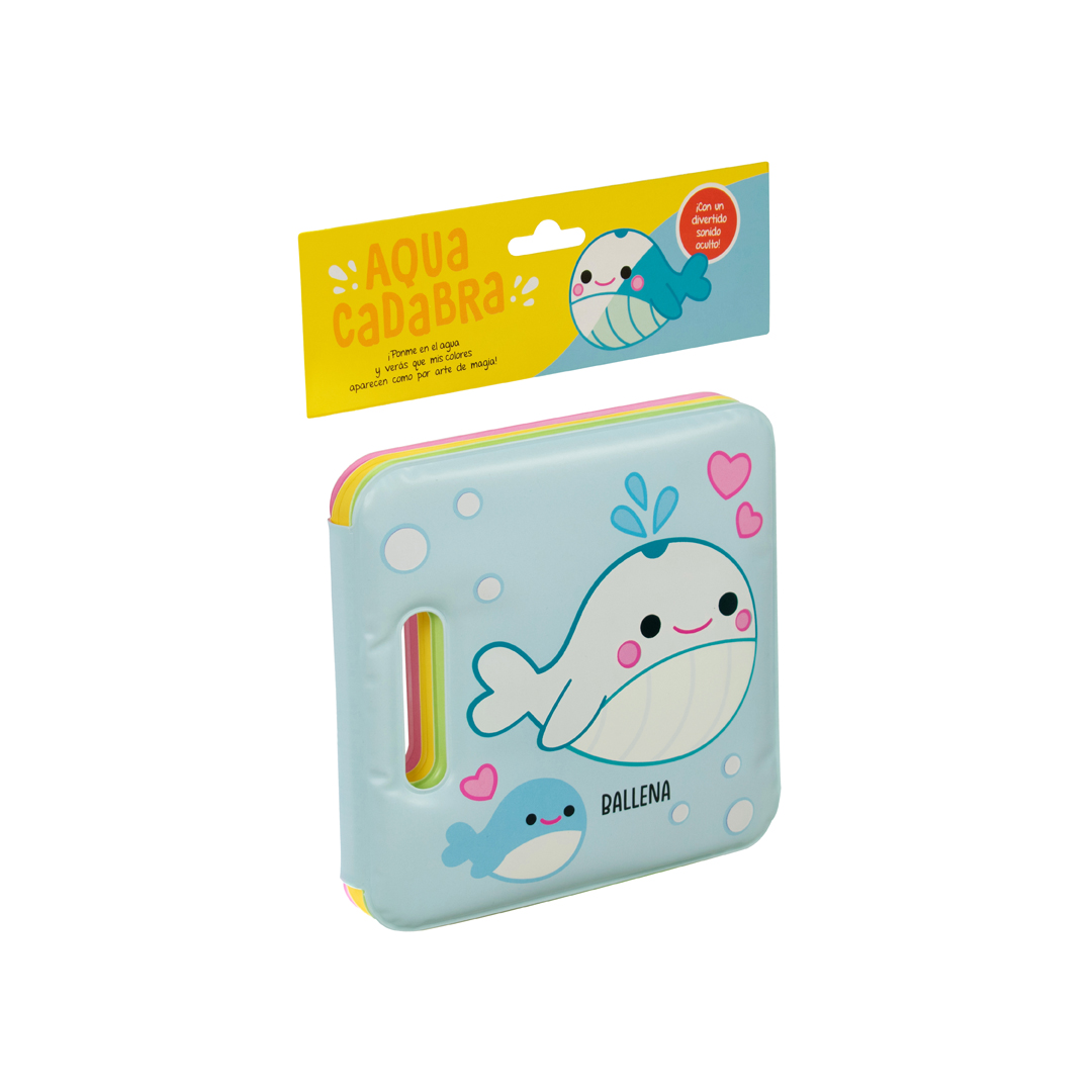 Libro de baño para bebés Libro Aquacadabra III Ballena - 9789464766288
