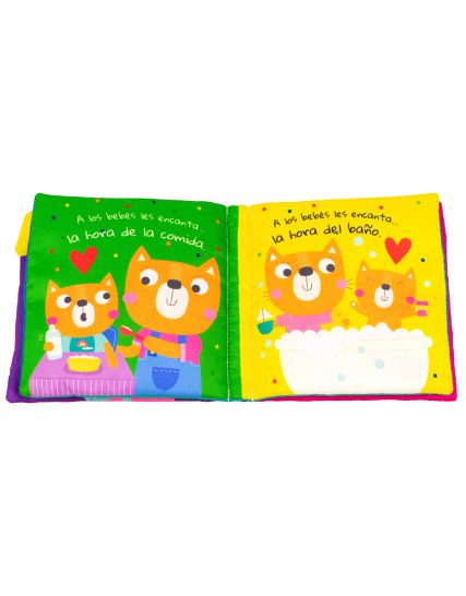 Libro de tela para bebés A los bebés les encanta estar con mamá - 9786075771182-1