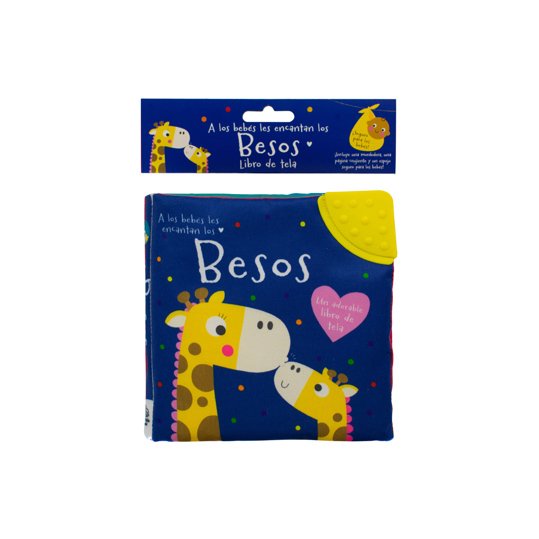 Libro de tela para bebés A los bebés les encantan los besos - 9786075771113-2