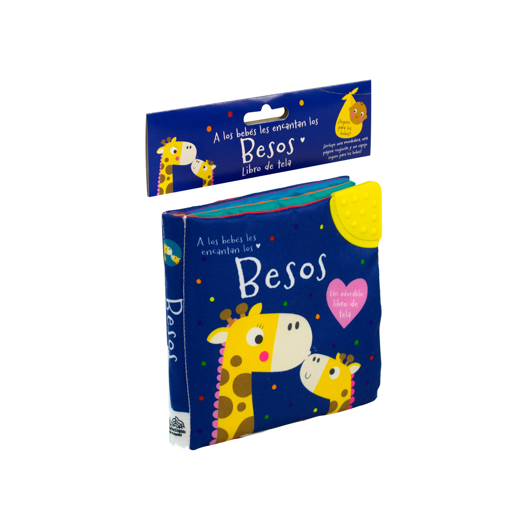 Libro de tela para bebés A los bebés les encantan los besos - 9786075771113