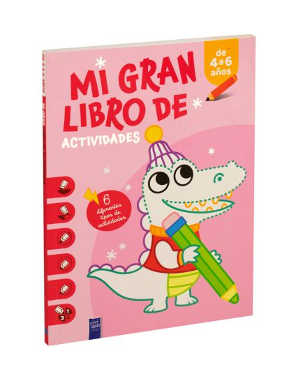 Libro infantil Mi gran libro de actividades-Cocodrilo - 9789464764536