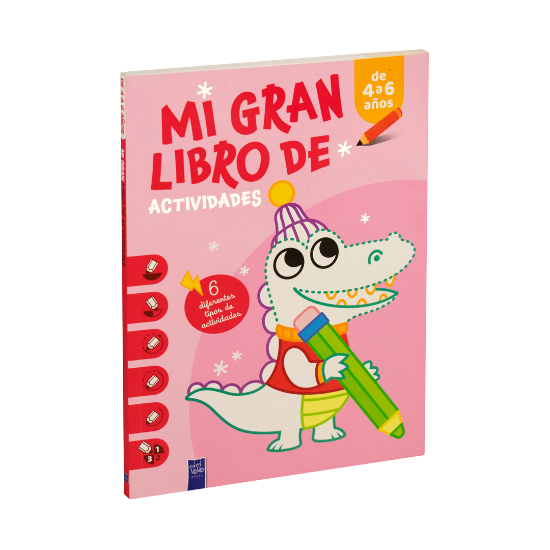 Libro infantil Mi gran libro de actividades-Cocodrilo - 9789464764536