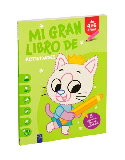 Libro infantil Mi gran libro de actividades-Gato - 9789464764529