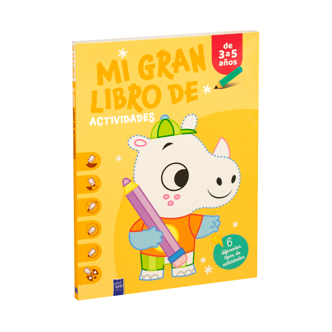 Libro infantil Mi gran libro de actividades-Rinoceronte - 9789464764512