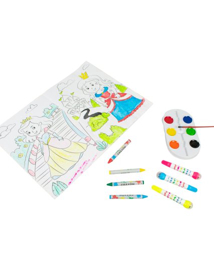 Libro infantil Mi primer libro para dibujar y colorear Princesas - 7508304671689-1