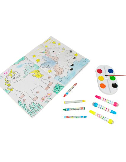 Libro infantil Mi primer libro para dibujar y colorear Unicornios - 7508304671696-1