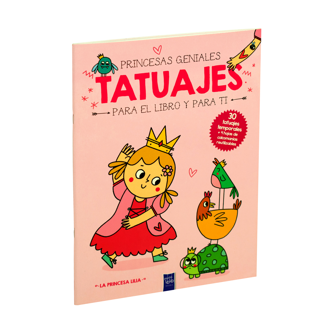 Libro infantil con tatuajes para ti La princesa Lilia - 9789464764574