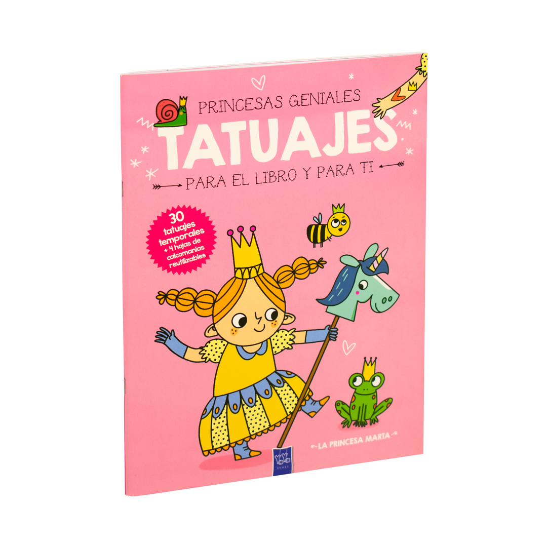 Libro infantil con tatuajes para ti La princesa Marta -v9789464764543