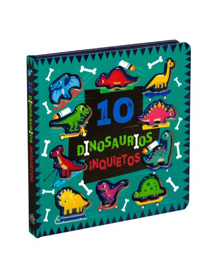 Libro infantil10 Dinosaurios inquietos - 9786075771328