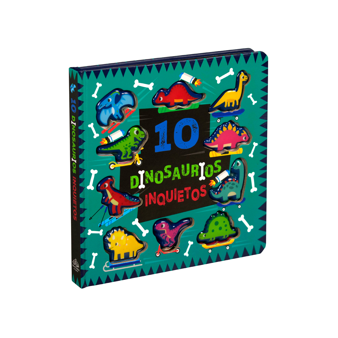 Libro infantil10 Dinosaurios inquietos - 9786075771328