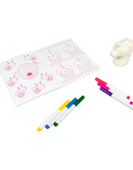 Libro y figura para colorear Colorea tu propio Unicornio Suavecito - 7508304672037-1