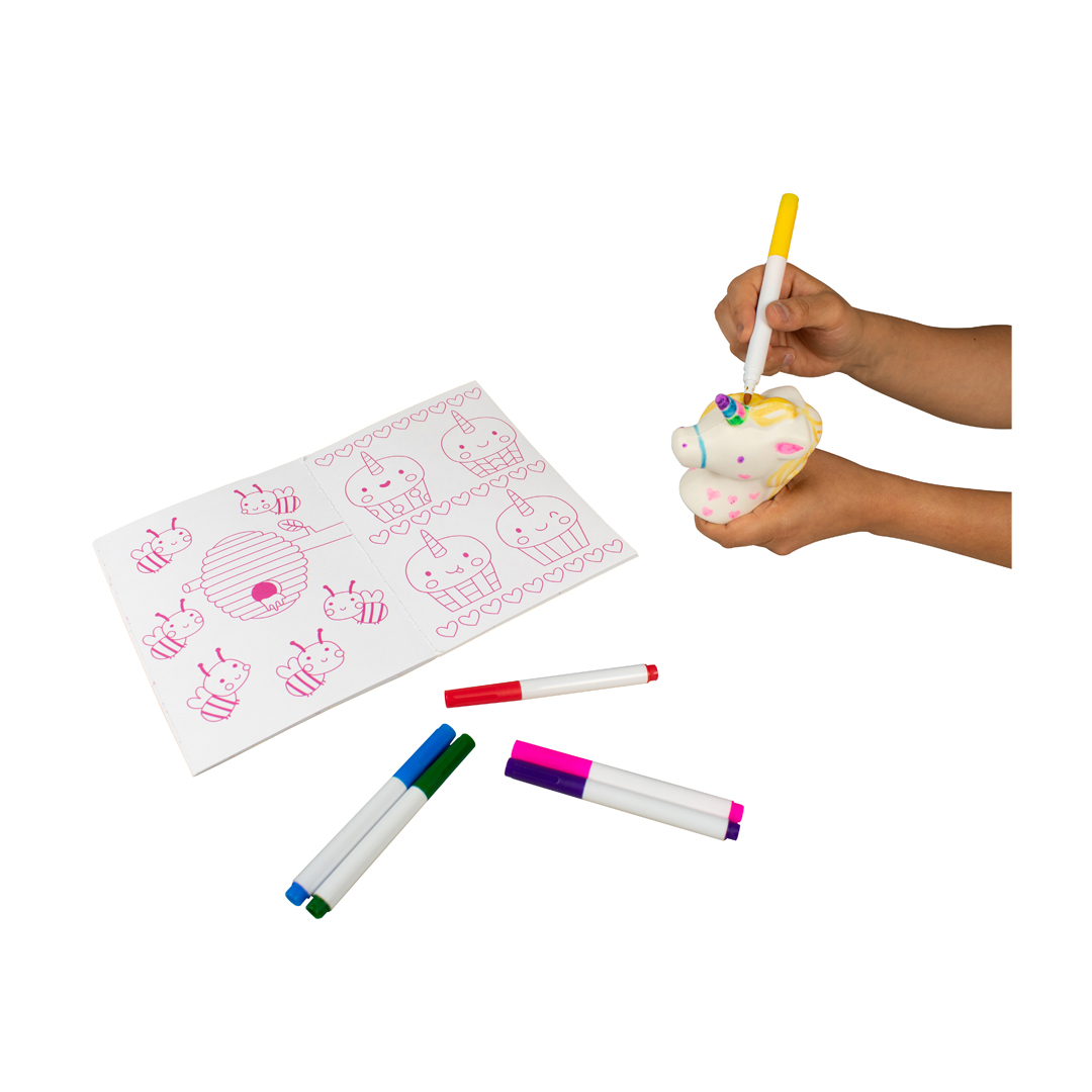 Libro y figura para colorear Colorea tu propio Unicornio Suavecito - 7508304672037-4