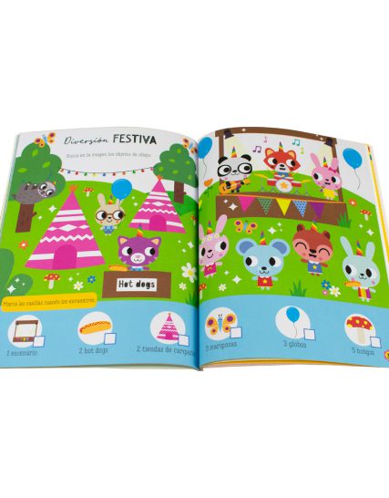 Libro infantil de actividades Conejicornio y sus amigos - 7508304672068-1