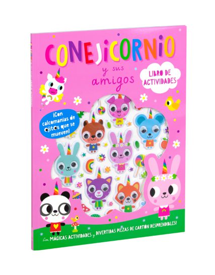 Libro infantil de actividades Conejicornio y sus amigos - 7508304672068
