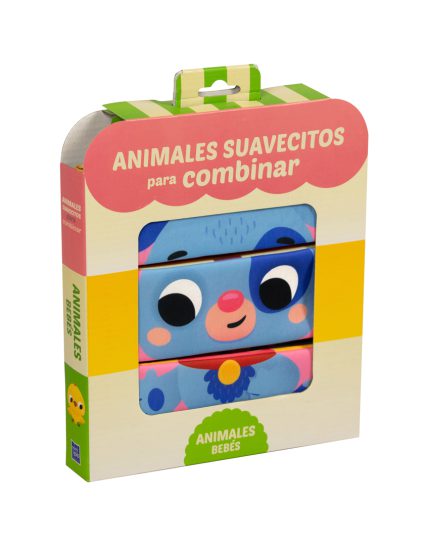Libro de tela para bebés Animales suavecitos para combinar Animales Bebes - 9789464767582