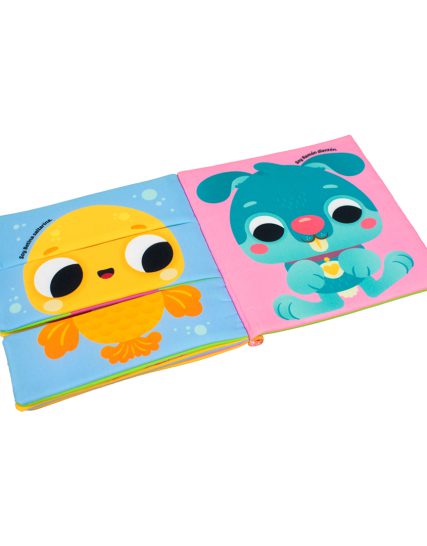 Libro de tela para bebés Animales suavecitos para combinar Animales a mi alrededor - 9789464767605-1