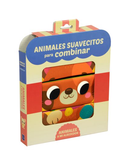 Libro de tela para bebés Animales suavecitos para combinar Animales a mi alrededor - 9789464767605