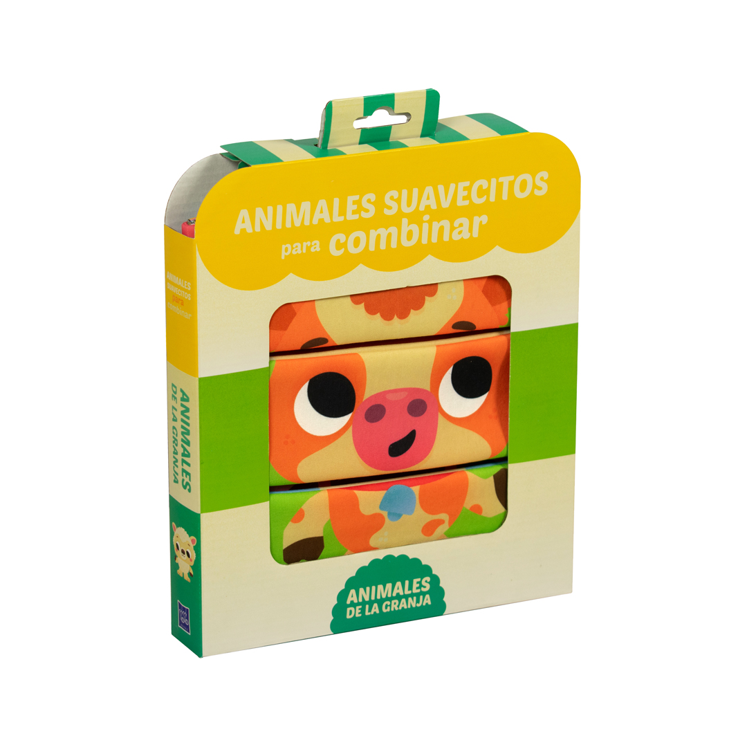 Libro de tela para bebés Animales suavecitos para combinar Animales de la granja - 9789464767599