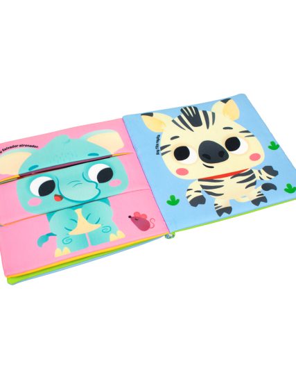 Libro de tela para bebés Animales suavecitos para combinar Animales salvajes - 9789464767575-1