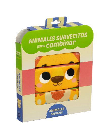 Libro de tela para bebés Animales suavecitos para combinar Animales salvajes - 9789464767575