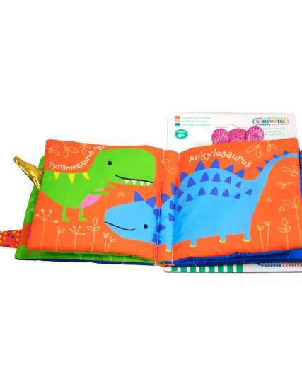 Libro de tela para bebés Diversión con los dinosaurios - 9786075771434-1