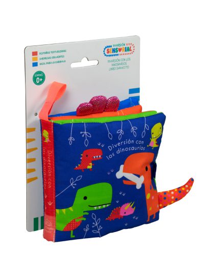 Libro de tela para bebés Diversión con los dinosaurios - 9786075771434