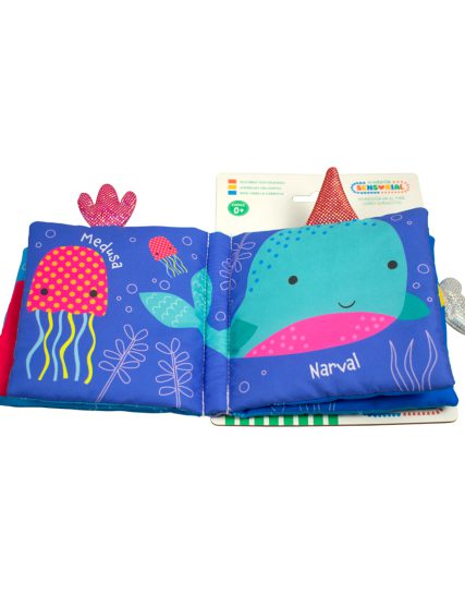 Libro de tela para bebés Diversión en el mar - 9786075771458-1