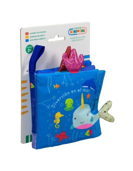 Libro de tela para bebés Diversión en el mar - 9786075771458