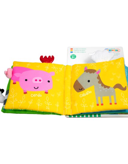 Libro de tela para bebés Diversión en la granja - 9786075771441-1