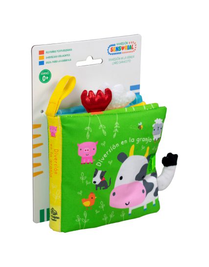 Libro de tela para bebés Diversión en la granja - 9786075771441