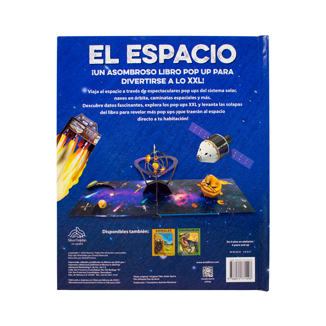 Libro infantil Asombrosos pop up xxl El espacio - 9786075771496-3
