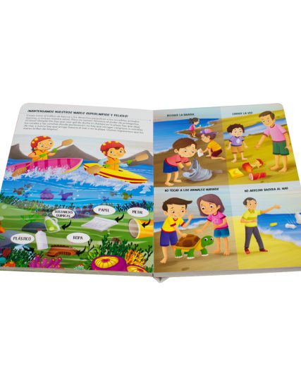 Libro infantil de autoayuda niños ¡Mantengamos a nuestro planeta saludable y hermoso! - 9786075771267-1