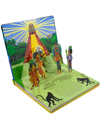 Libro Infantil Civilizaciones Mayas y Aztecas en 3d - 9786075771830-1