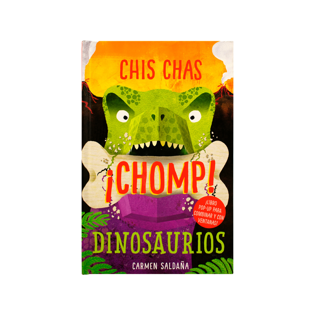 Libro infantil Chis chas ¡chomp! Dinosaurios - 9786075771618-2