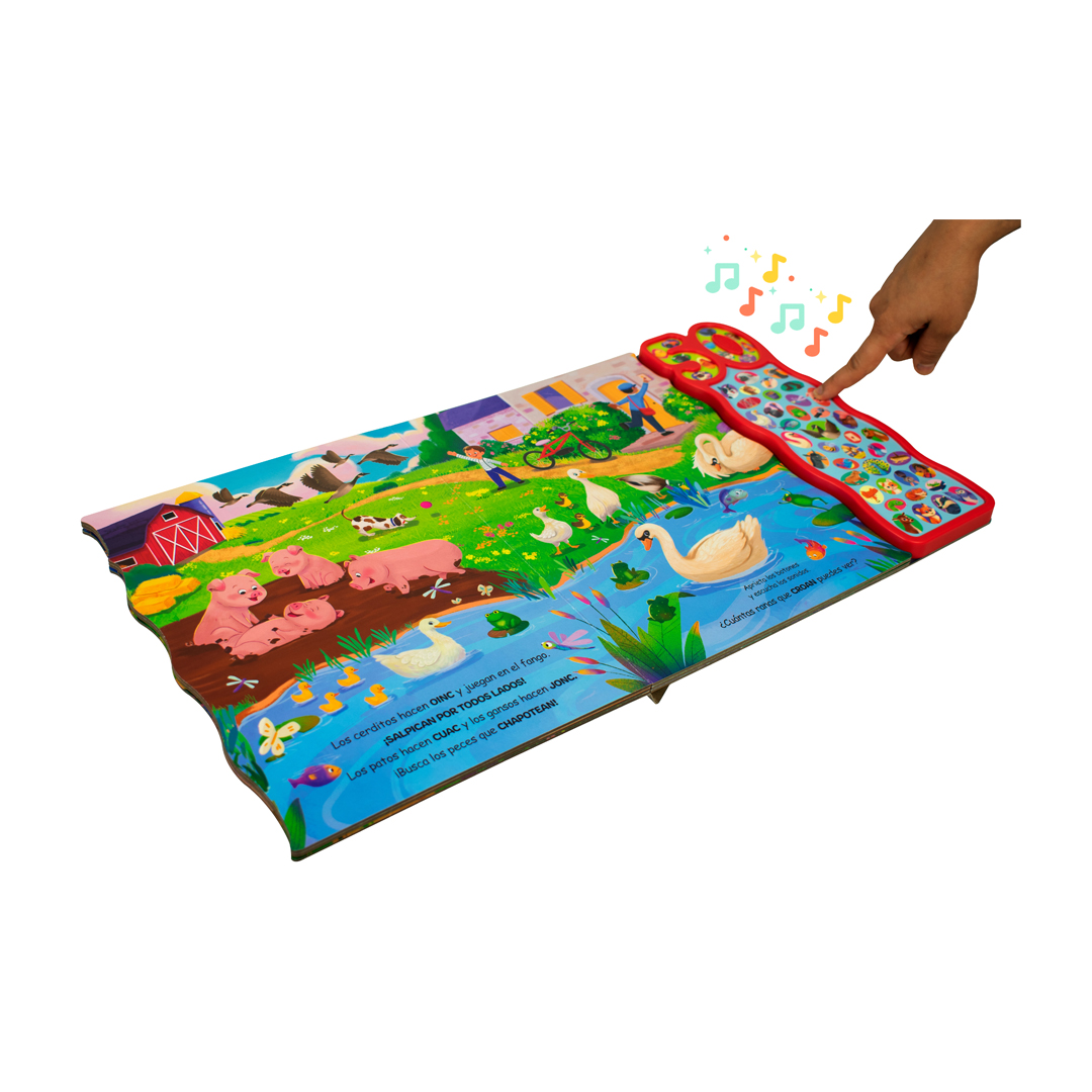 Libro infantil con 50 Sonidos La granja ruidosa - 9786075771571-1