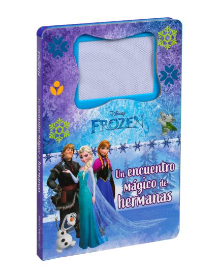 Libro infantil con Pizarron magnetico Disney frozen un encuentro mágico de hermanas - 9786075771717