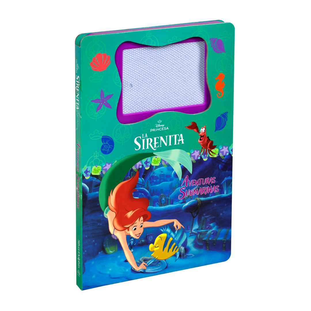 Libro infantil con Pizarron magnetico Disney princesa la sirenita aventuras submarinas - 9786075771748