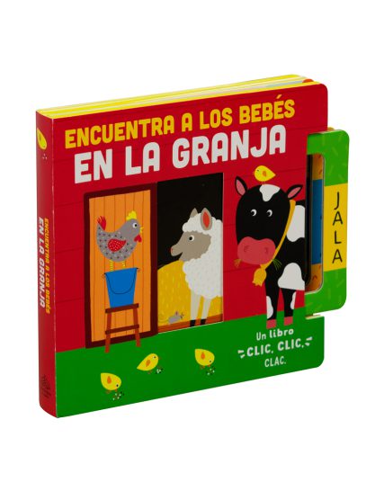 Libro infantil con asa Encuentra a los Bebés en la granja - 9786075771762